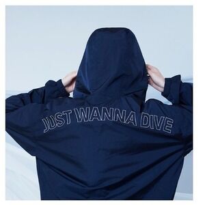 NEW IN BAG.  OFFICIAL BTS SWIM DIVE VERSION Windbreaker Jacket - LARGE